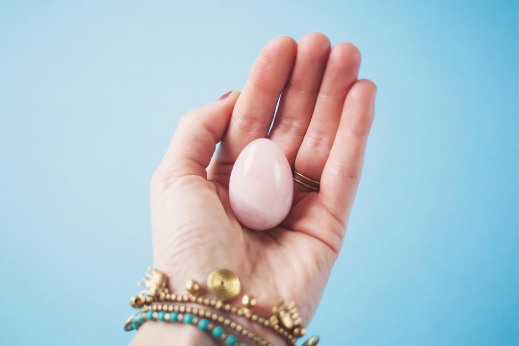 Female hand with bracelets on the wrist holding a jade crystal egg | What is Bacterial Vaginosis? And Why Do Women Keep it a Secret? | e-Surgery