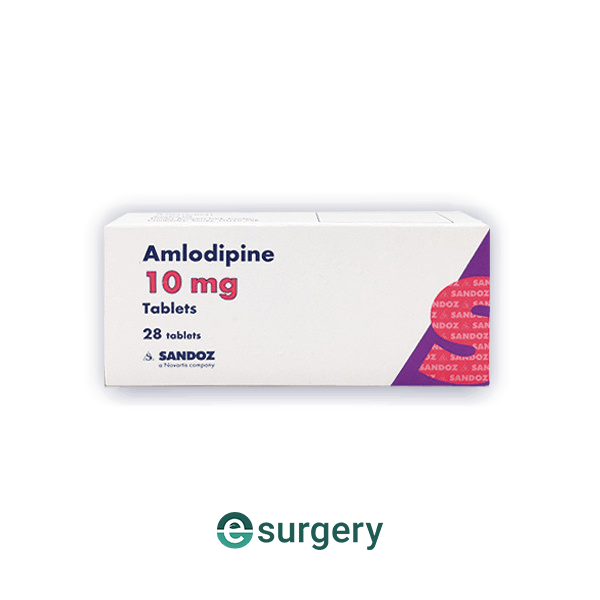 Amlodipine 10mg tablets 28 pack from e-Surgery