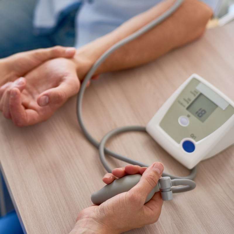 What are the common side effects of ramipril blog header image - Person taking blood pressure with a blood pressure monitor.