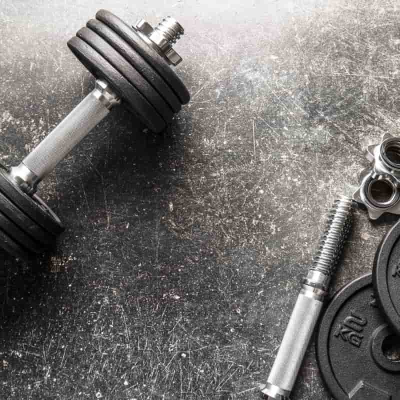 9 ways to stay active at home during lockdown. Weights on the floor | e-Surgery