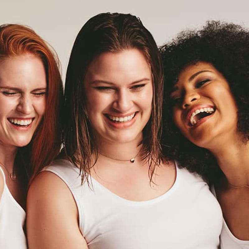 3 Ways To Shift Belly Fat In Women. 3 Women Smiling | e-Surgery