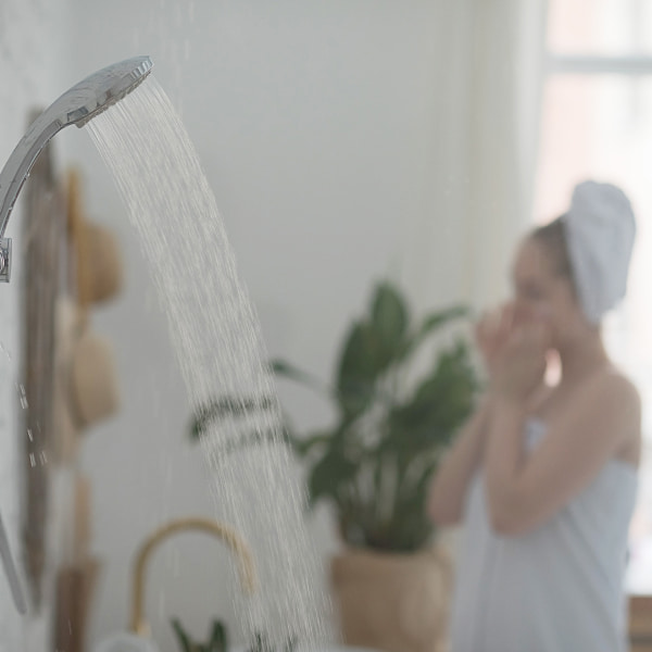 Shower to help bacne